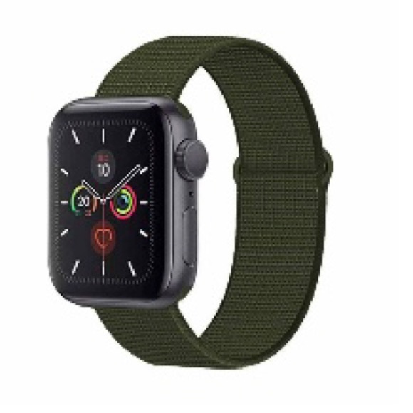 Army Green Sport Loop Band for Apple iWatch - Picture 3 of 6